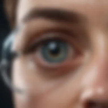 Illustration of modern diagnostic techniques for glaucoma