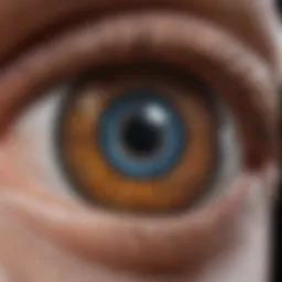 Detailed ocular anatomy highlighting glaucoma impact