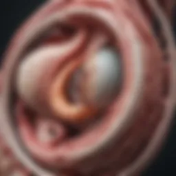 Aortic valve anatomy showcasing thickening