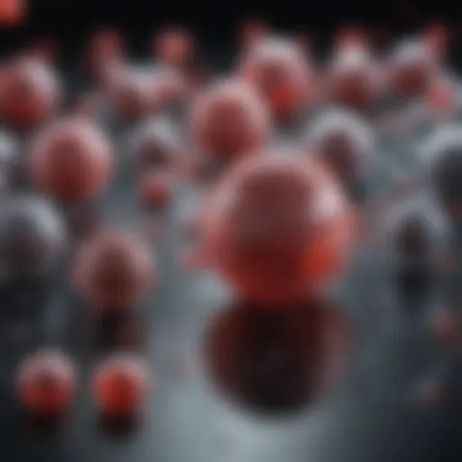 A detailed illustration of various biomarkers used in cancer detection.