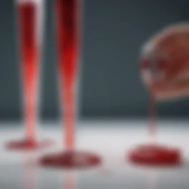 A visual guide illustrating the implications of blood test results on treatment decisions.