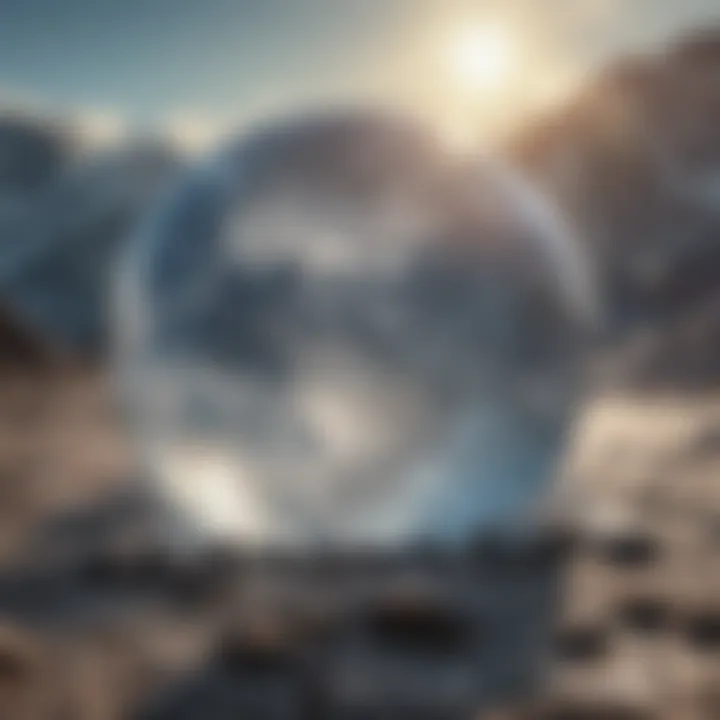 Visual representation of the impact of climate policies on global temperatures