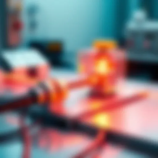 Schematic representation of pulsed laser ablation setup