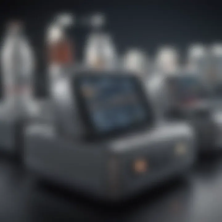 Infographic illustrating the different types of glucose monitoring machines available in the market.