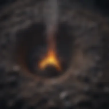 Innovative Pyrolysis Technology in Biochar Production Aerial view of biochar production using pyrolysis technology