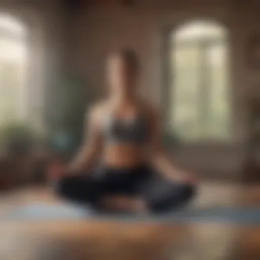 Mindful Yoga for Weight Management Yoga session promoting flexibility and mindfulness