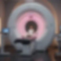 CT scan machine in a medical setting