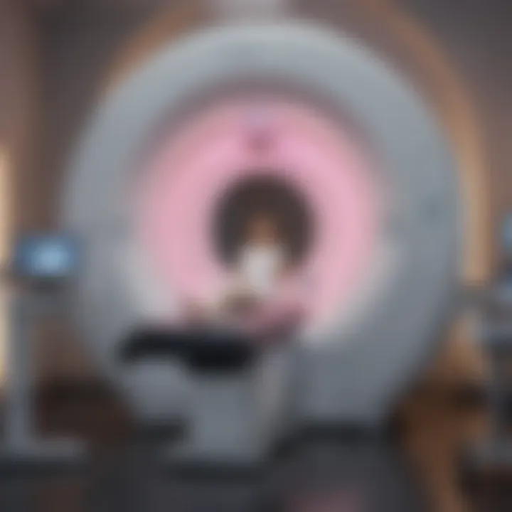 CT scan machine in a medical setting