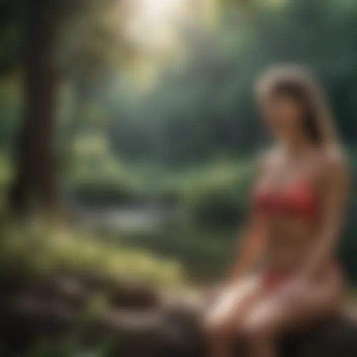 A tranquil outdoor setting promoting relaxation