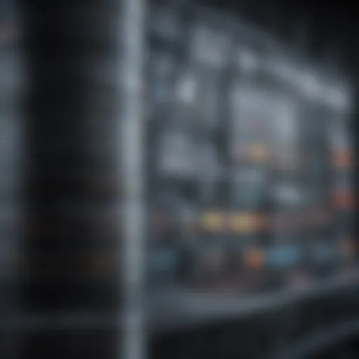 Visual representation of database architecture
