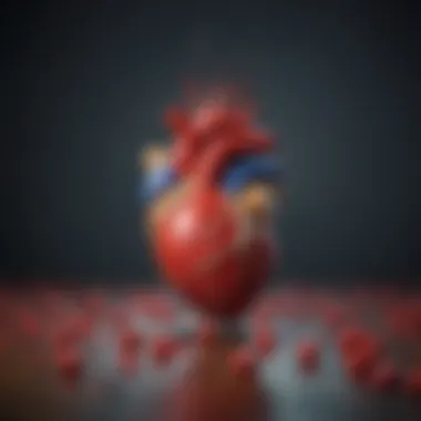 Visual representation of the risk factors associated with heart disease and anxiety disorders.