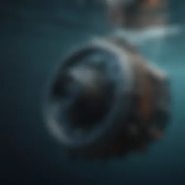 Seamless Data Transmission Underwater Data transmission from a diving drone to a research vessel.
