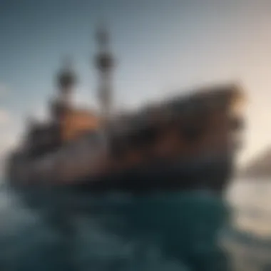Surveying Shipwrecks with Advanced Drones A diving drone surveying a shipwreck.