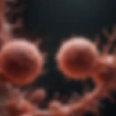 Cancer Cells Pre and Post Fasting Microscopic view of cancer cells before and after fasting