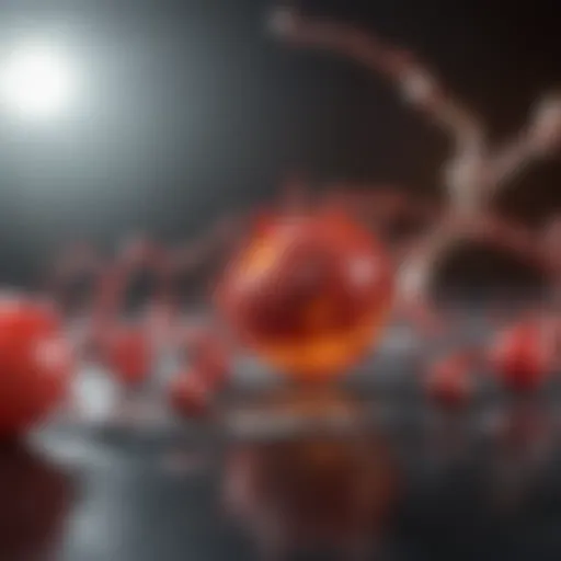 Cholesterol structure illustration