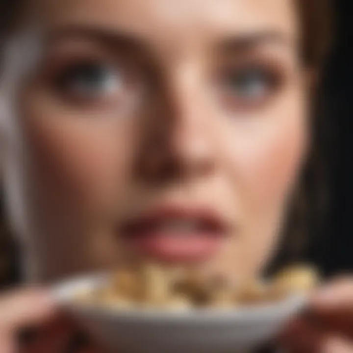 Infographic on nutritional considerations for dysphagia patients
