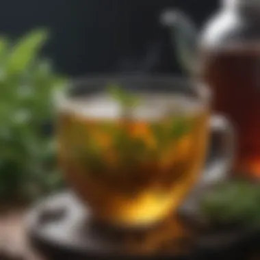 Refreshing herbal teas known for their anti-inflammatory properties