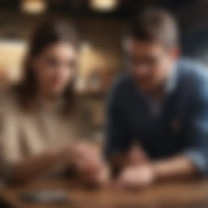 A mentor guiding a learner in English speaking