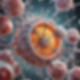 Illustration depicting the biochemical processes involving metformin