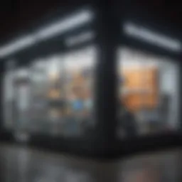 Micro Center storefront showcasing technology products