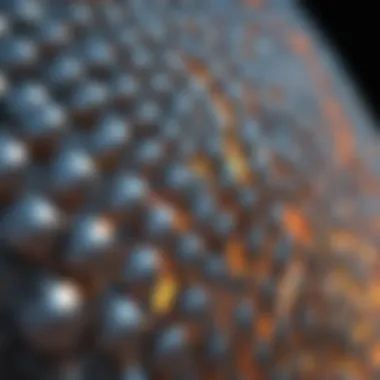 Heat-Reflective Coating Detail Close-up view of a heat-reflective window demonstrating its reflective coating.
