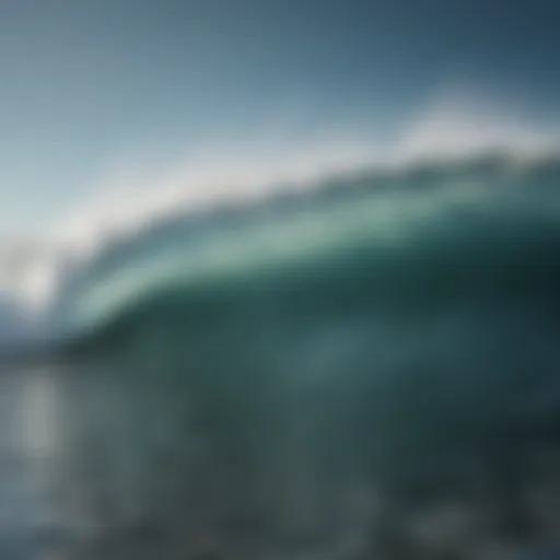 Visualization of wave height variations