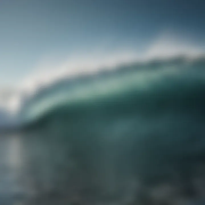 Visualization of wave height variations
