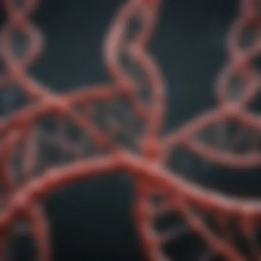 Illustration of mutagenic agents affecting DNA structure