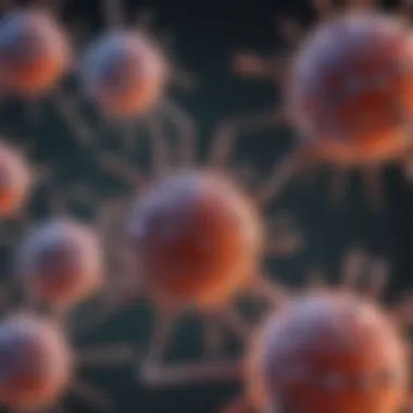 Diagram illustrating the mechanism of action of omalizumab in mast cell modulation.