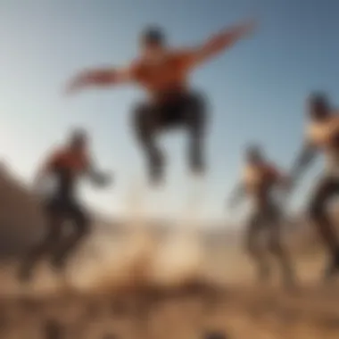 Forces Acting on Athletes During Jump Illustration demonstrating the forces acting on an athlete during a jump