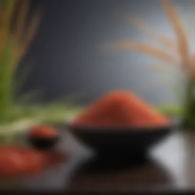 Bioactive Compounds and Their Benefits Diagrammatic representation of the bioactive compounds in red rice and their effects on health