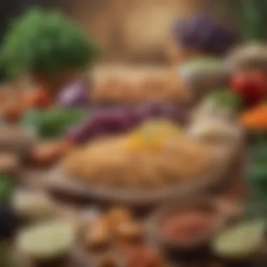 Vegan Foods High in Choline A vibrant display of various plant-based foods rich in choline