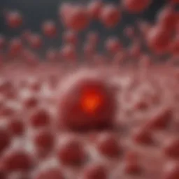 Diagram illustrating the biological mechanisms of thrombocytosis