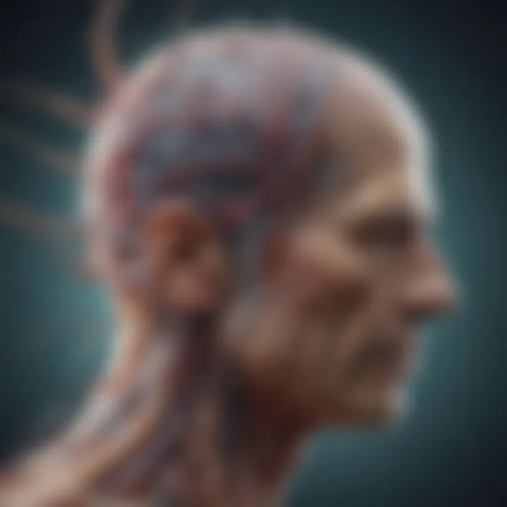 Visual representation of neurodegeneration in Huntington-like disorders