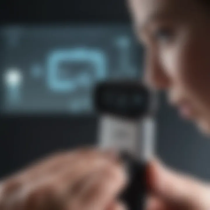 An infographic detailing the technology behind tonometry.