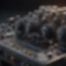 Diagram illustrating the operational mechanism of SOA optical amplifiers