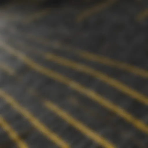 Close-up view of Kevlar reinforced carbon fiber showcasing its texture and durability