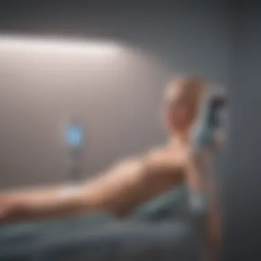 Innovative Laser Therapy Device Laser therapy device in a clinical setting