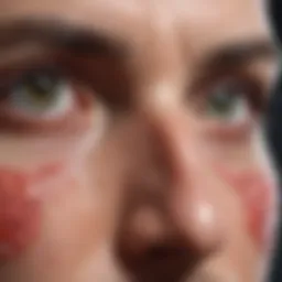 Illustration depicting an overview of systemic mastocytosis symptoms