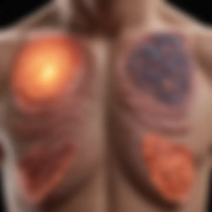 Chart detailing factors influencing life expectancy in COPD patients