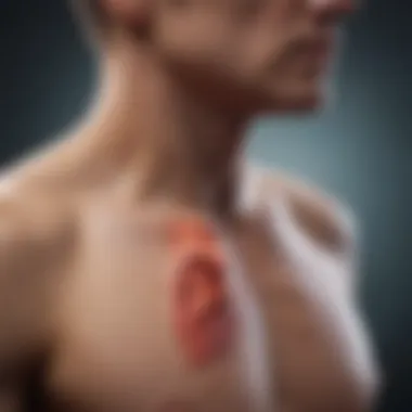 Impact of Lung Lavage on Pulmonary Health Diagram illustrating pulmonary health and recovery