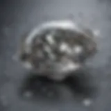 Close-up view of a nickel diamond coated surface showcasing its texture and shine