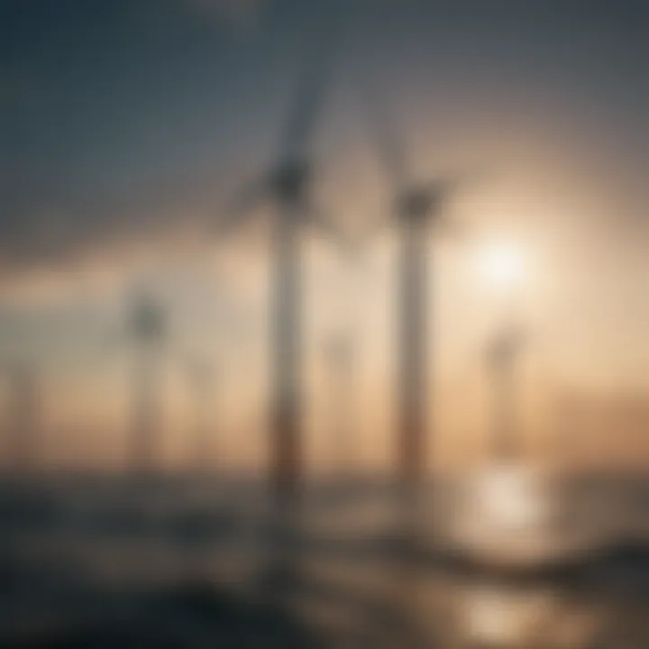 Impact of wind turbines on marine ecosystems