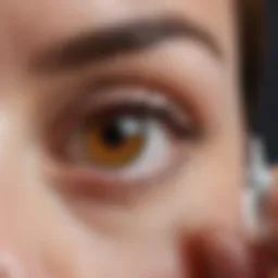 Visual representation of Predsol eye drops in a clinical setting