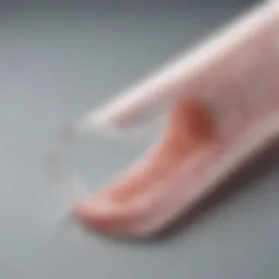 Close-up of a secure denture adhesive tube showcasing its packaging and branding.