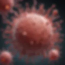 Visual representation of lymphoma cells