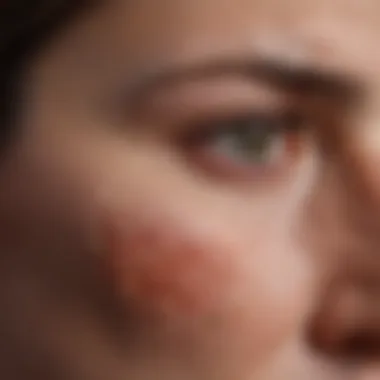 Basal Cell Carcinoma: Early Indicators Detailed illustration of basal cell carcinoma on the face