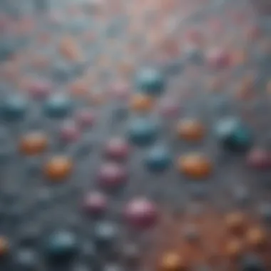 Microscopic Surface of Super Hydrophilic Material Microscopic view of super hydrophilic surface