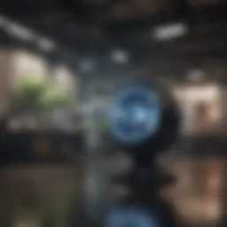 Innovative IoT lighting system showcasing smart technology integration