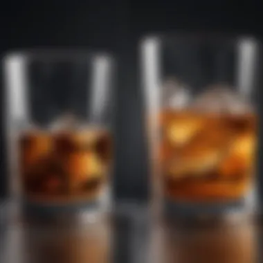 Comparison of Moderate and Heavy Alcohol Consumption Visual comparison of moderate versus heavy alcohol consumption